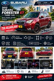Subaru Forester 2012 Burgundy for sale
