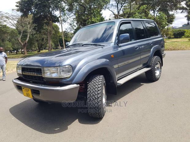 Toyota Land Cruiser 1996 Gray