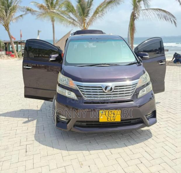 Toyota Vellfire 2010 Maroon