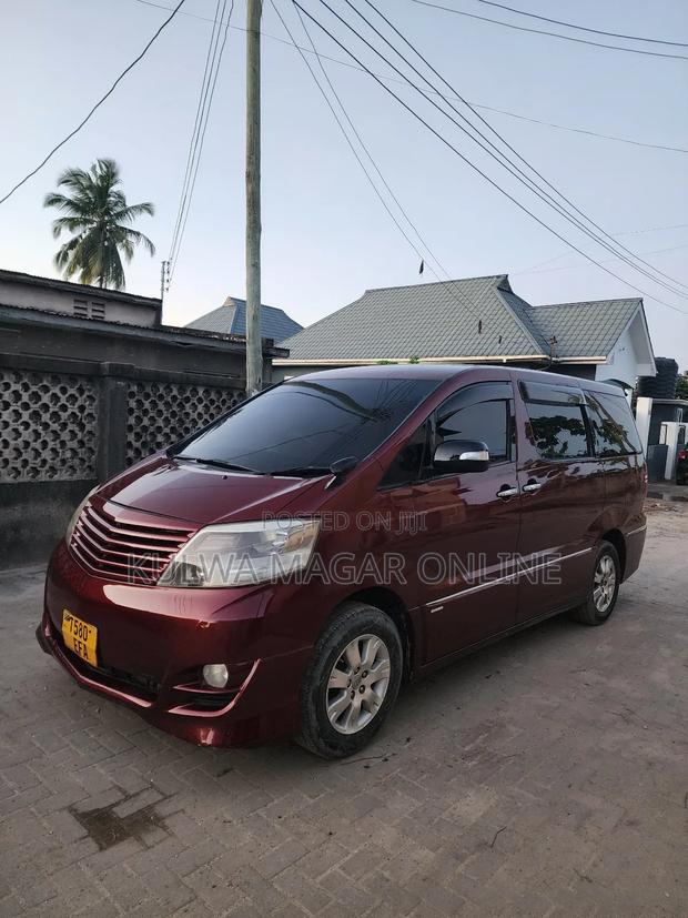 Toyota Alphard 2007 Maroon