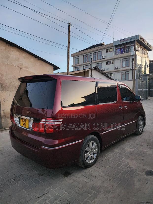 Toyota Alphard 2007 Maroon