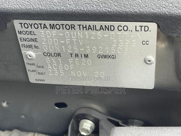 Toyota Hilux 2.4 Diesel 2020 Gray