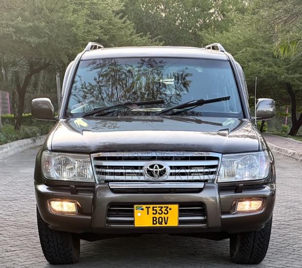 Toyota Land Cruiser 2001 Gray