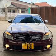 Mercedes-Benz C-Class 2008 Burgundy for sale