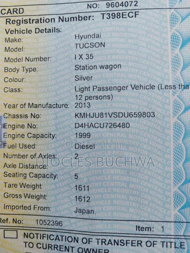 Hyundai Tucson 2013 Silver